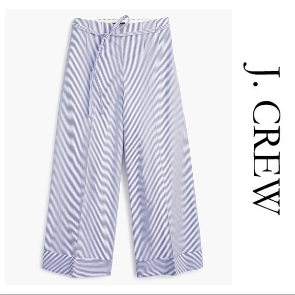 ⬇️ J. CREW CUFFED PANT SHIRTING STRIPED SIZE-2 - Picture 3 of 5